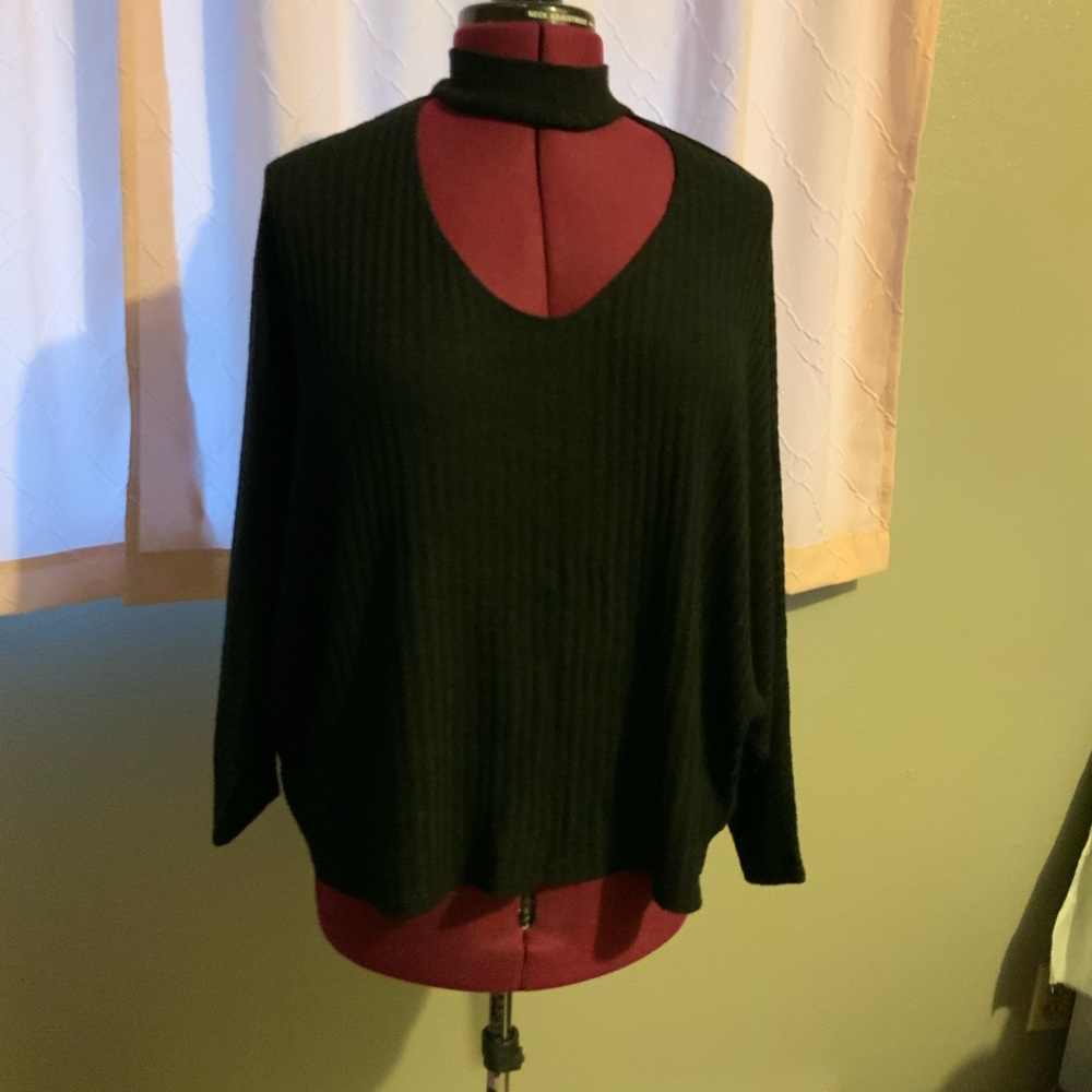 Urban Outfitters Black Turtleneck cardigan